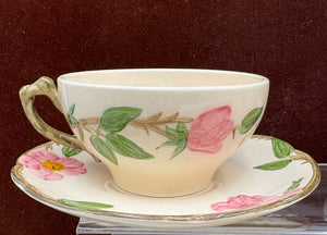 Vintage Franciscan Desert Rose USA Ca. Teacup & Saucer 8 Sets (16Pcs)
