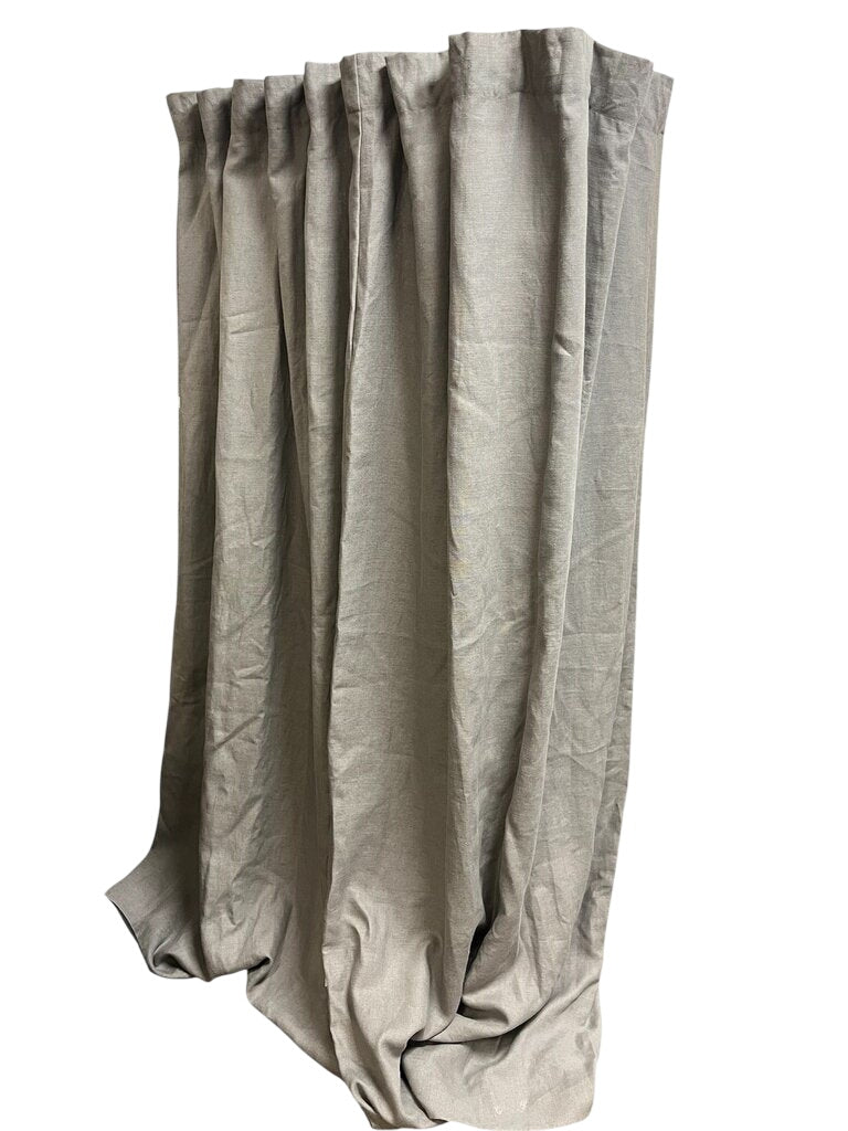 Restoration Hardware Belgian Textured Linen Drapery 87x99 by Miss Daisy's Consignment & Auction House