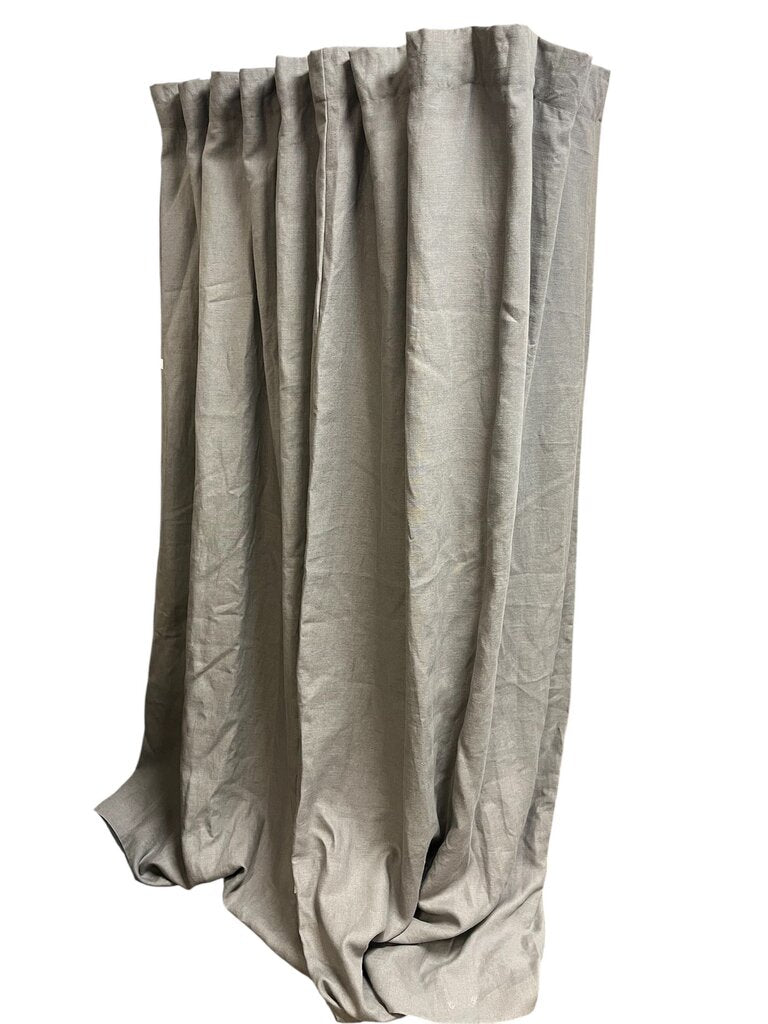 Restoration Hardware Belgian Textured Linen Drapery 87x99
