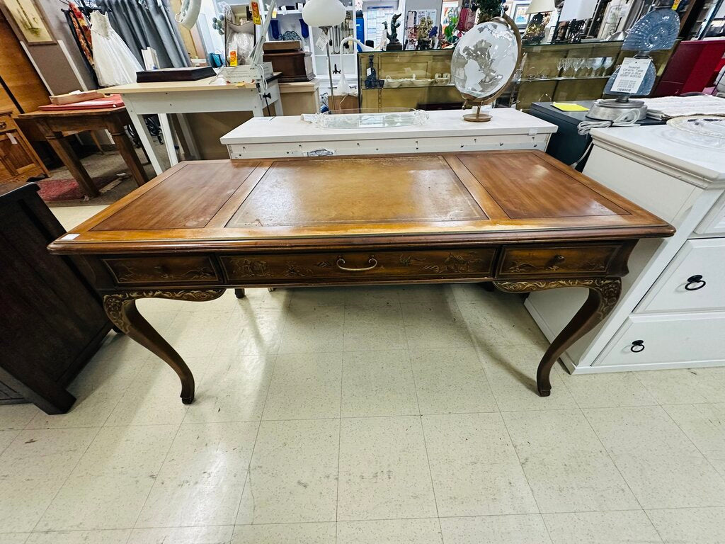 Drexel Chinoiserie Writing Desk 37x60x30