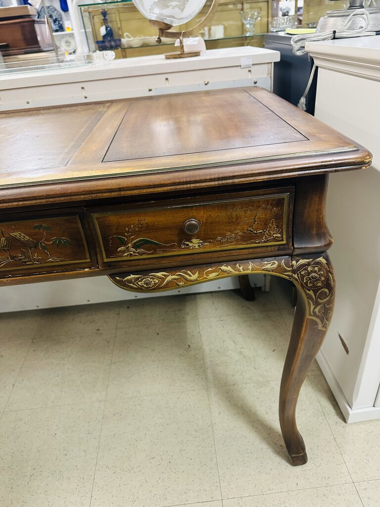 Drexel Chinoiserie Writing Desk 37x60x30