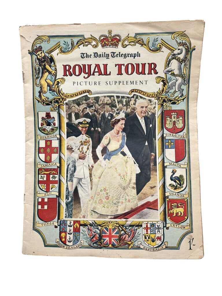 The Daily Telegraph Royal Tour Picture Supplement 1950's Periodical in Plastic Sleeve by Miss Daisy's Consignment & Auction House
