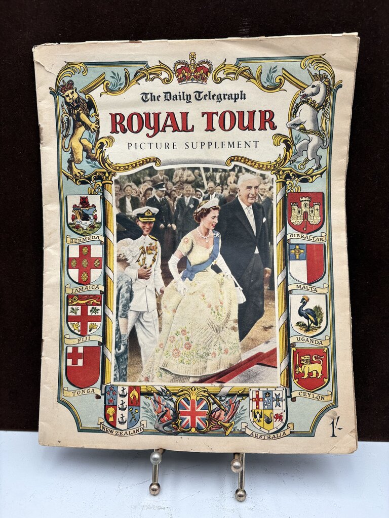 The Daily Telegraph Royal Tour Picture Supplement 1950's Periodical in Plastic Sleeve