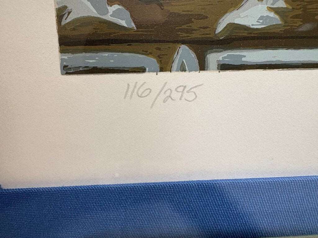 John Powell "Parrots & Rooftops" #116/295 LTD Series Signed Serigraph