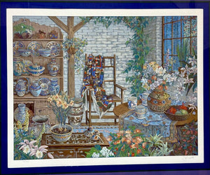 John Powell "Interior with Chair" #63/295 LTD Series Signed Serigraph