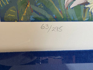 John Powell "Interior with Chair" #63/295 LTD Series Signed Serigraph