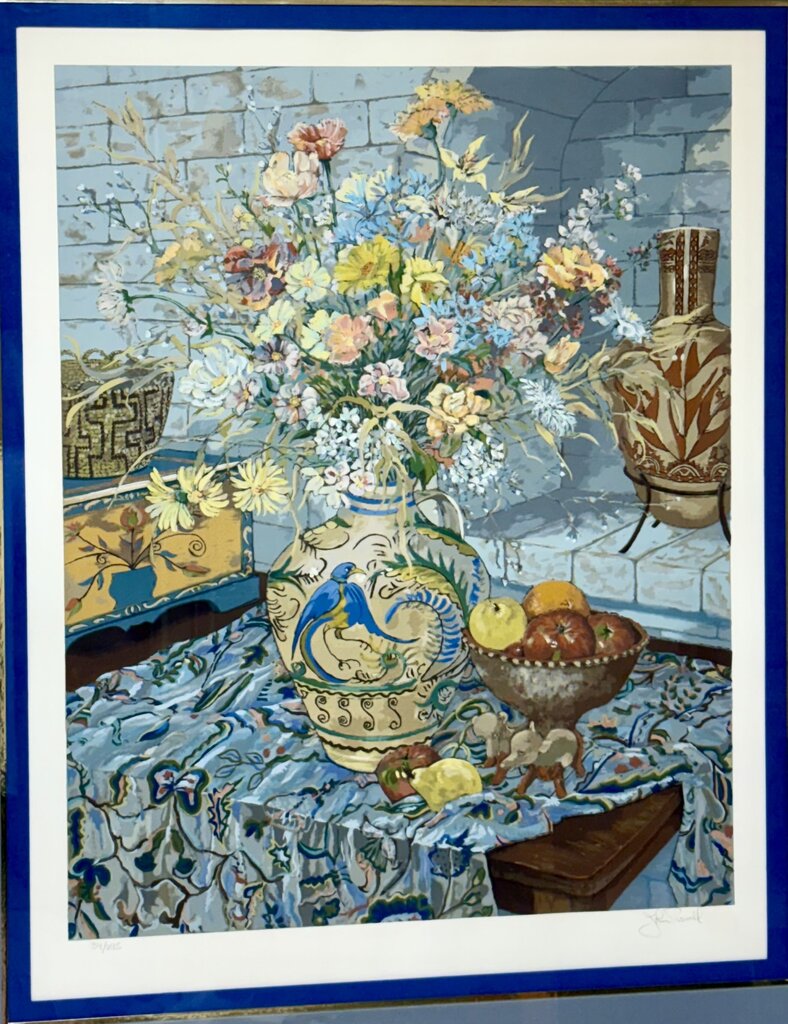 John Powell "Studio Floral" #34/295 LTD Series Signed Serigraph