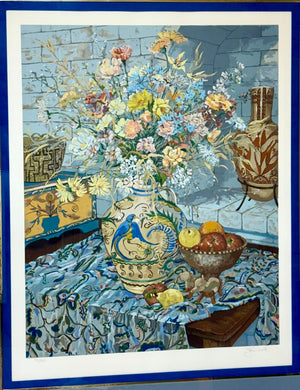 John Powell "Studio Floral" #34/295 LTD Series Signed Serigraph