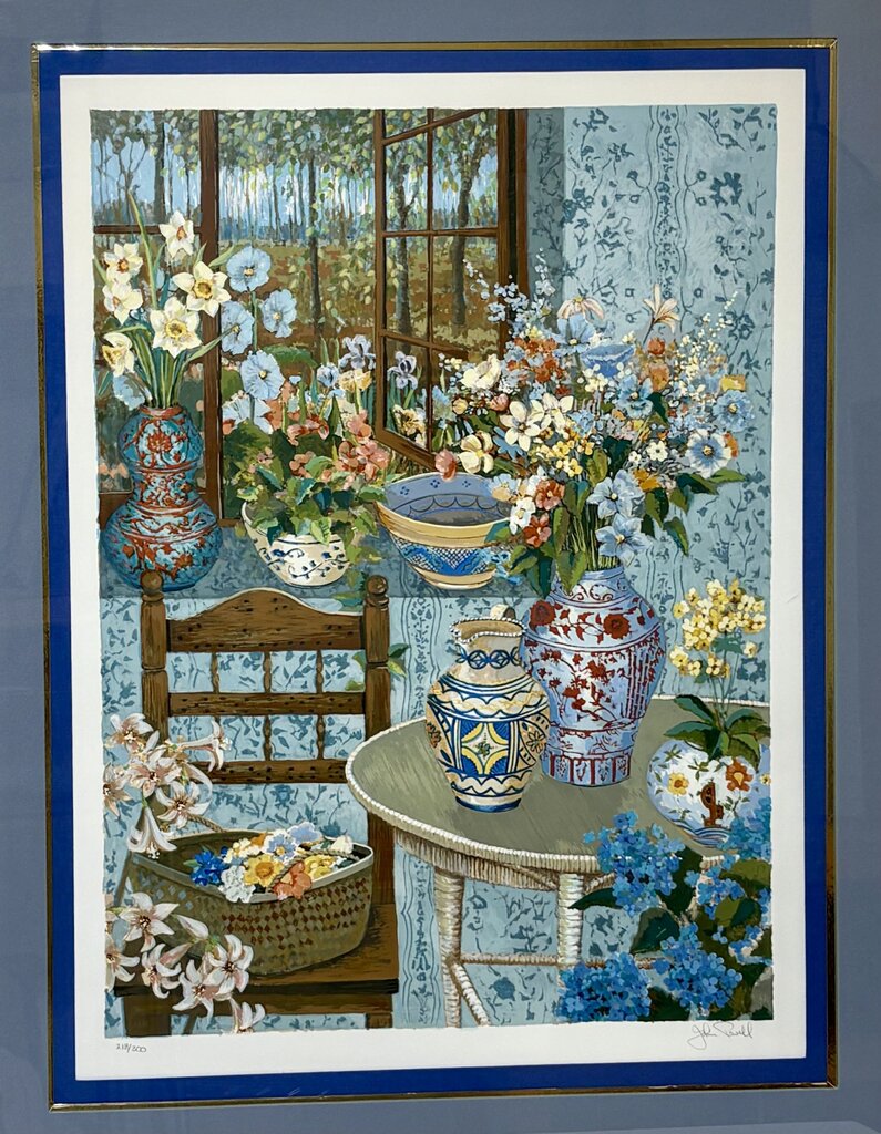 John Powell "Country House" #218/300 LTD Series Signed Serigraph