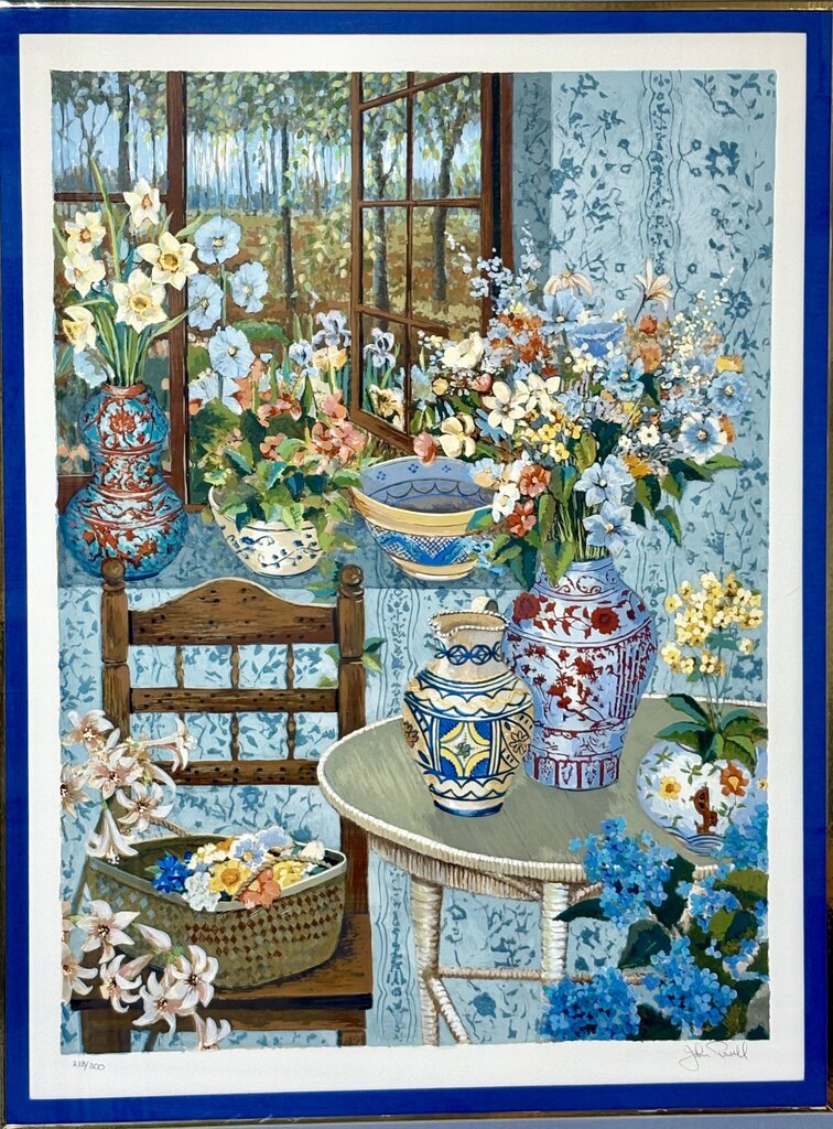 John Powell "Country House" #218/300 LTD Series Signed Serigraph