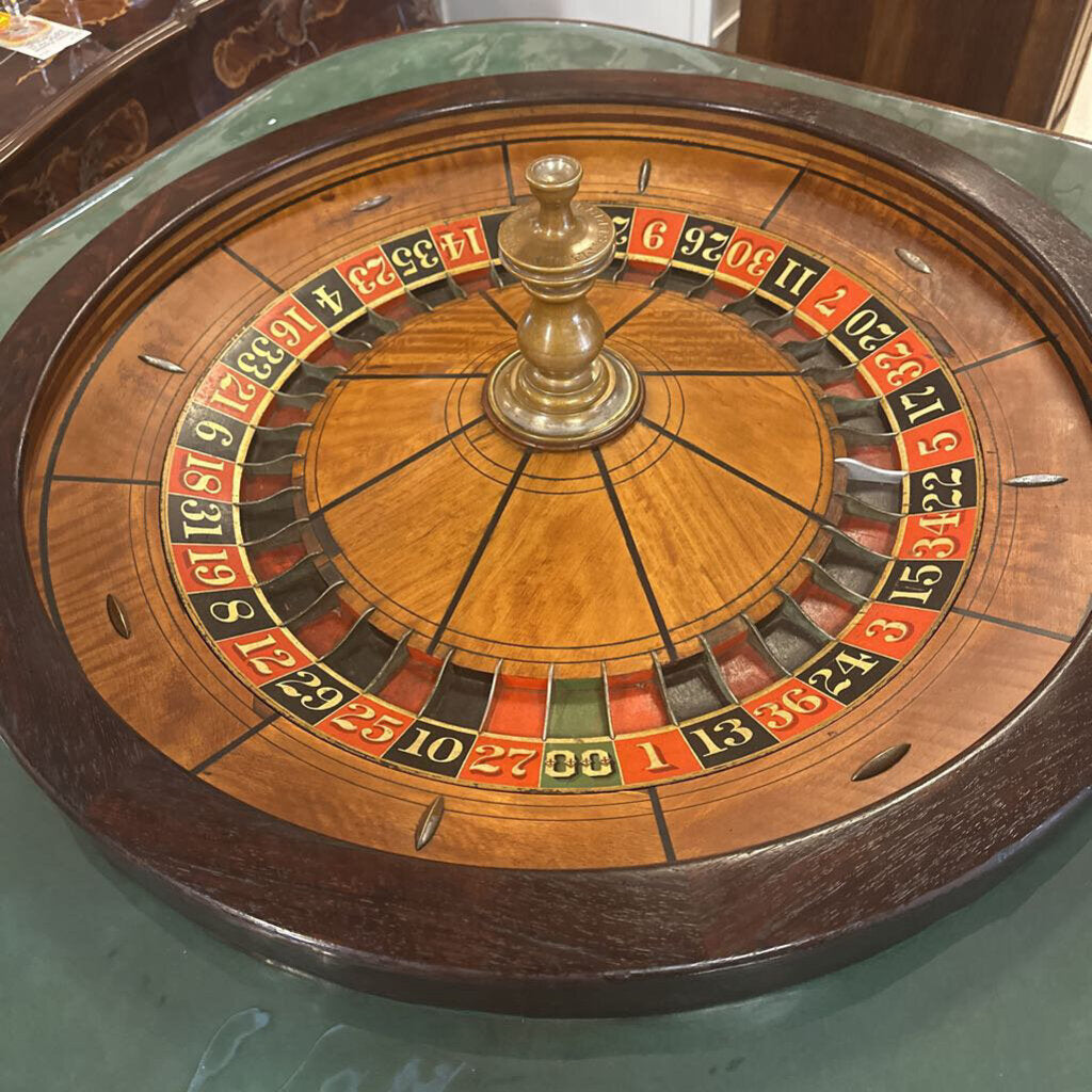 Warner Brothers William Ellis 19th Century Roulette Wheel Table