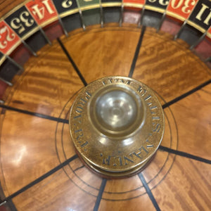 Warner Brothers William Ellis 19th Century Roulette Wheel Table