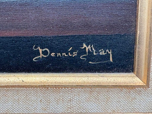 Dennis May Still Life Oil on Canvas Signed
