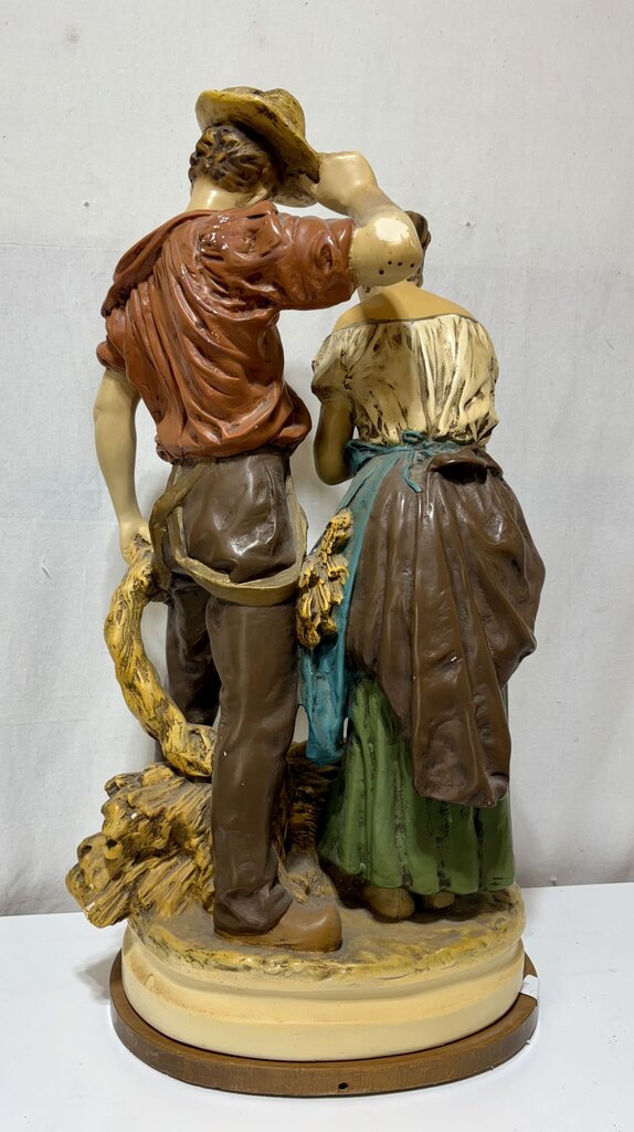 Japanese Replica Royal Dux Figural Solid Ceramic Statue 27.6"