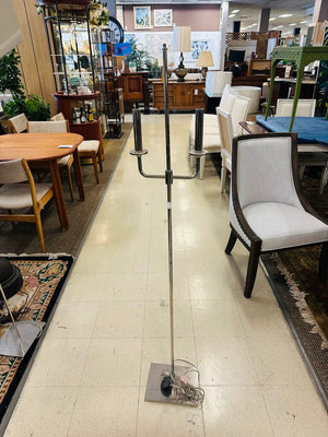 Andros Brushed Steel Finish Floor Lamp