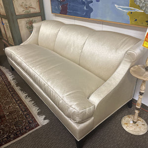 A Rudin Linen Sofa 84" W.