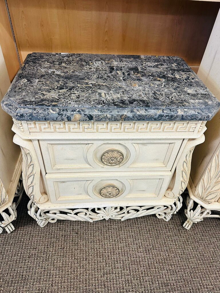 Pulaski Marble Top Nightstands (pair) 17x2728