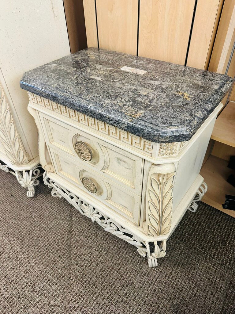 Pulaski Marble Top Nightstands (pair) 17x2728