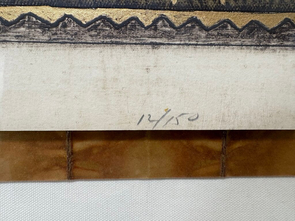 P. Mac "Biedermeier" Signed Mono Type by Lawrence Unlimited #12/150