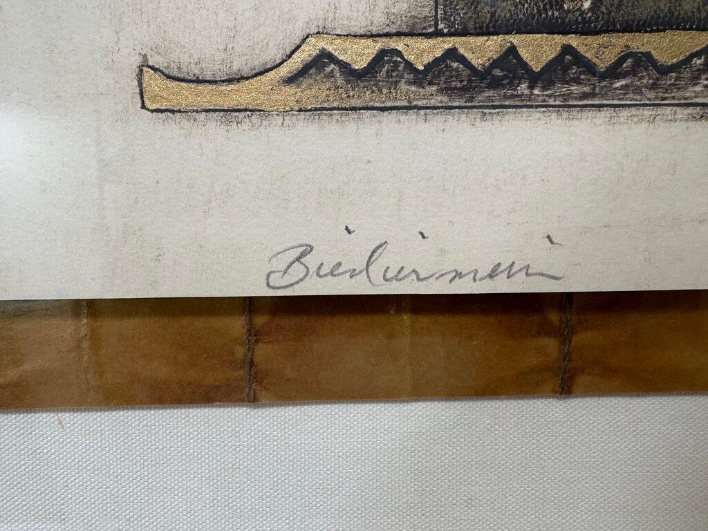 P. Mac "Biedermeier" Signed Mono Type by Lawrence Unlimited #12/150
