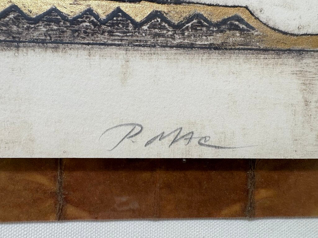 P. Mac "Biedermeier" Signed Mono Type by Lawrence Unlimited #12/150