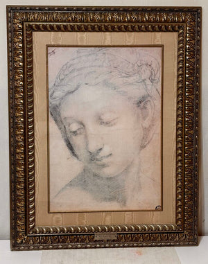 Raffaello Sanzio " Tete de la Charite" Giclee Reproduction