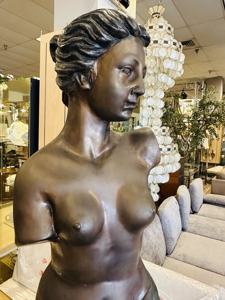 Van De Voorde Female Body Bronze Statue