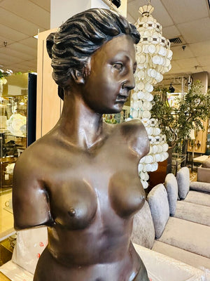 Van De Voorde Female Body Bronze Statue