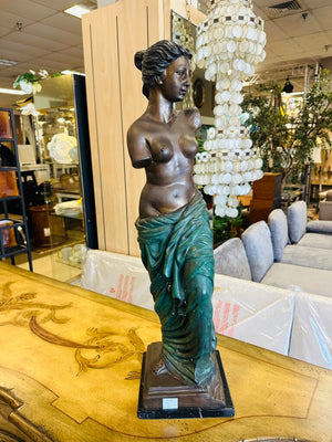 Van De Voorde Female Body Bronze Statue