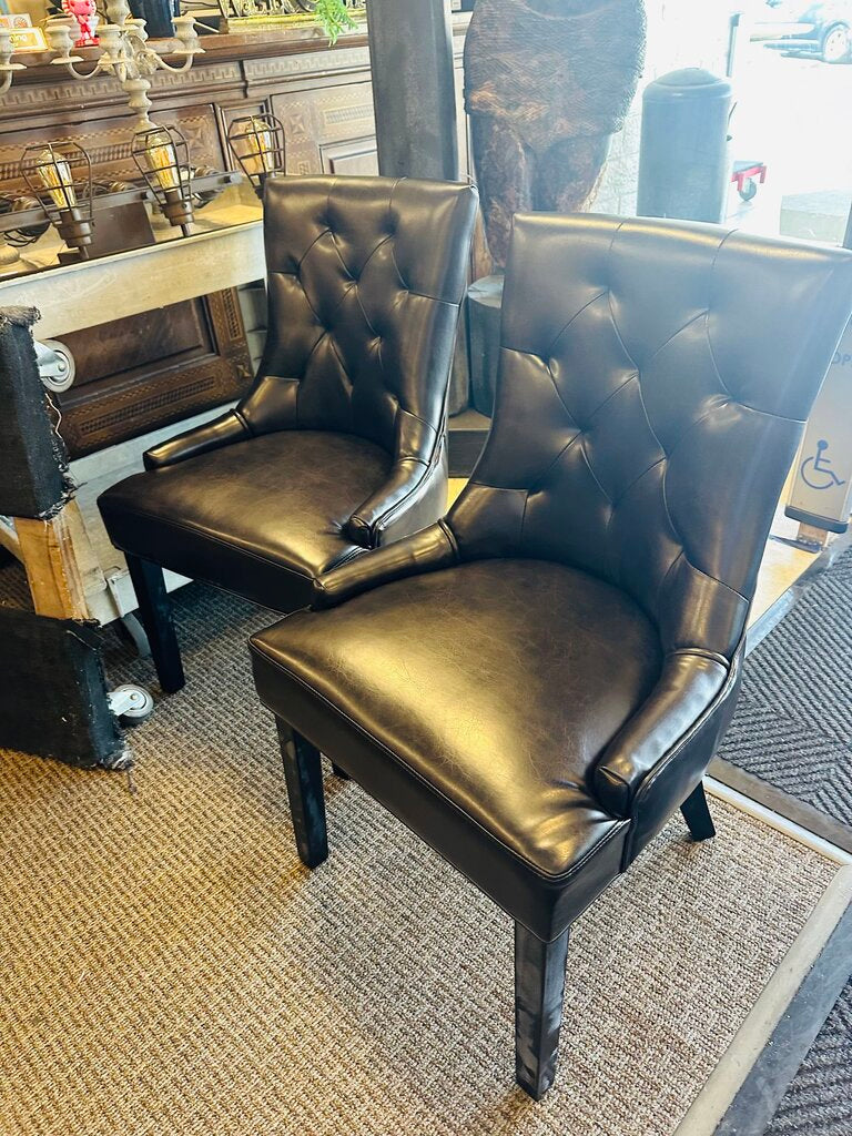 Tufted Diamond Stitching Dining Chairs (set of 4)