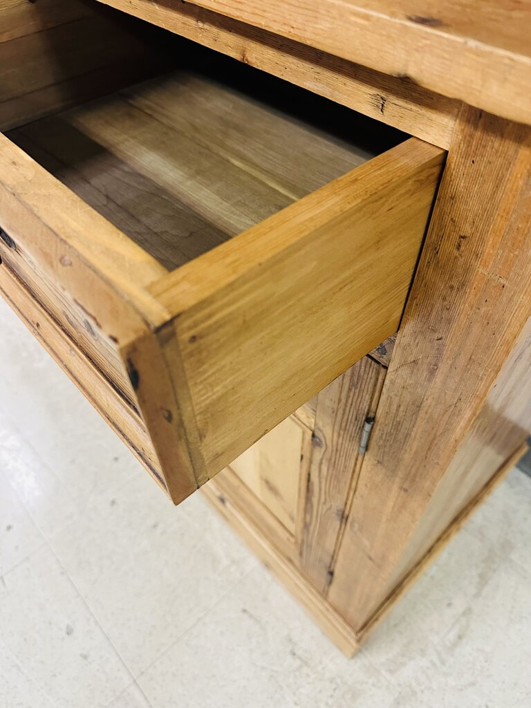 Large Farmhouse Country Pine Kitchen Dresser 77x20x90