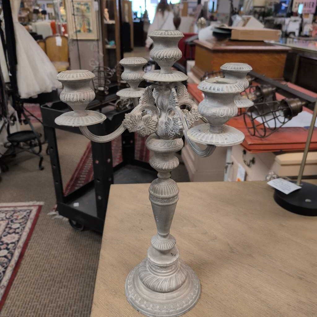 Metal 5 Arm Candel Holder