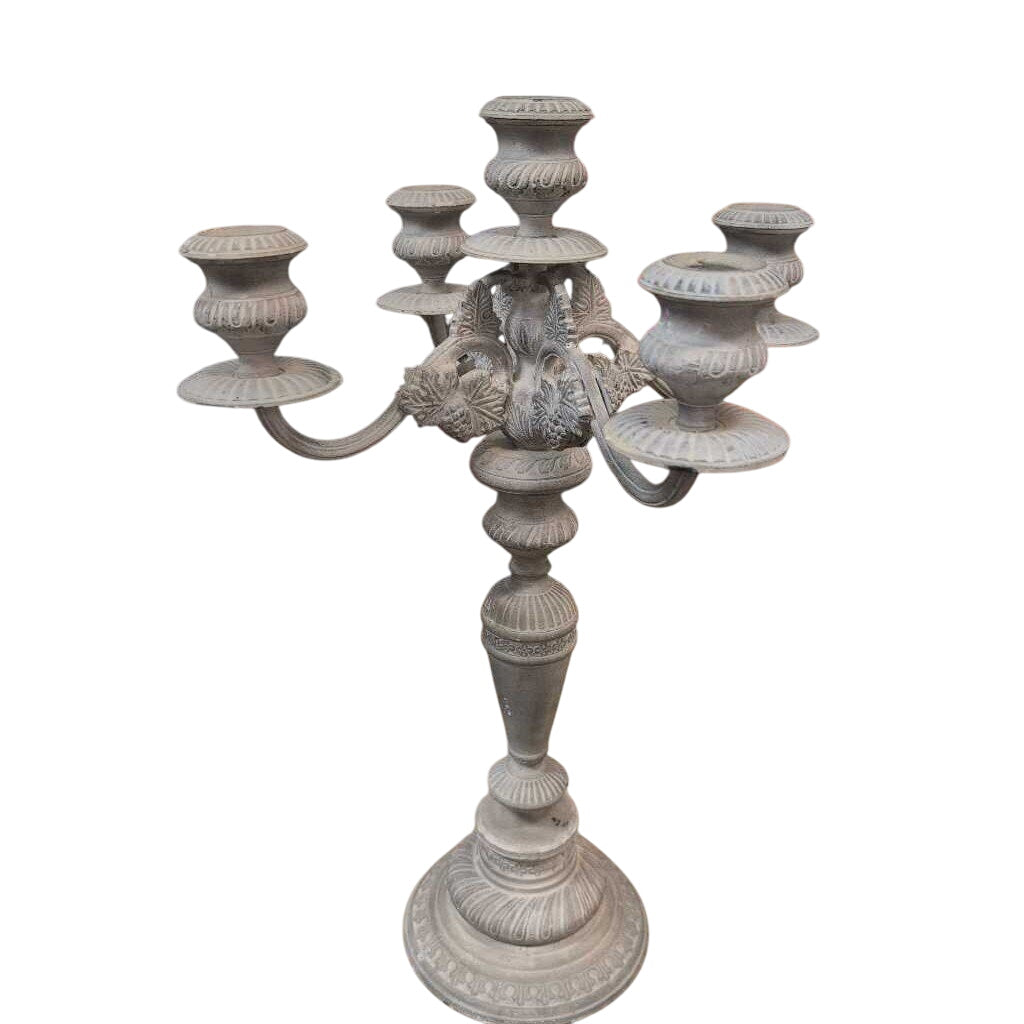 Metal 5 Arm Candel Holder by Miss Daisy's Consignment & Auction House