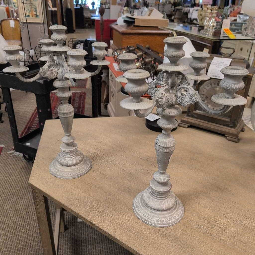 Metal 5 Arm Candel Holder