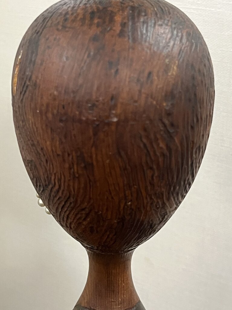 Art Deco Wooden Flapper Hat Stand