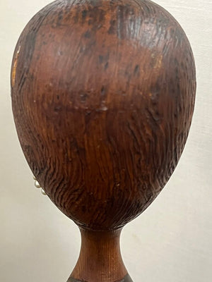 Art Deco Wooden Flapper Hat Stand