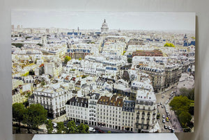 John Mardiat Paris City Scape Photographic Print on Canvas Signed