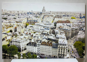 John Mardiat Paris City Scape Photographic Print on Canvas Signed
