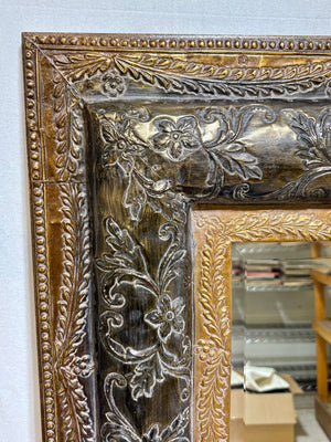 Uttermost Copper Embossed & Wrapped Beveled Glass Wall Mirror UT 01339 B1