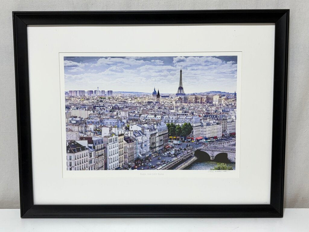 John Mardiat "Paris Left Bank" Color Photographic Print Signed