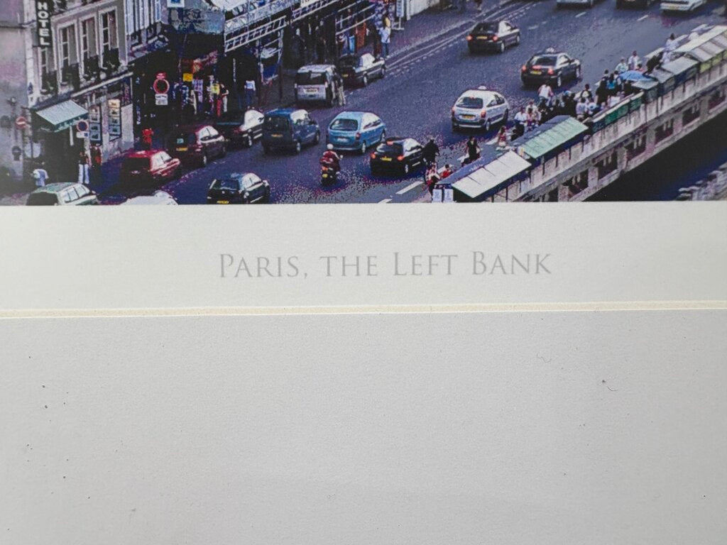 John Mardiat "Paris Left Bank" Color Photographic Print Signed