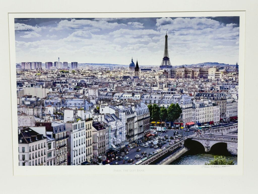 John Mardiat "Paris Left Bank" Color Photographic Print Signed