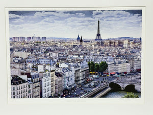 John Mardiat "Paris Left Bank" Color Photographic Print Signed