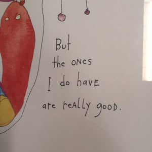 Brian Andres StoryPeople "Really Good" Framed Art 13x16