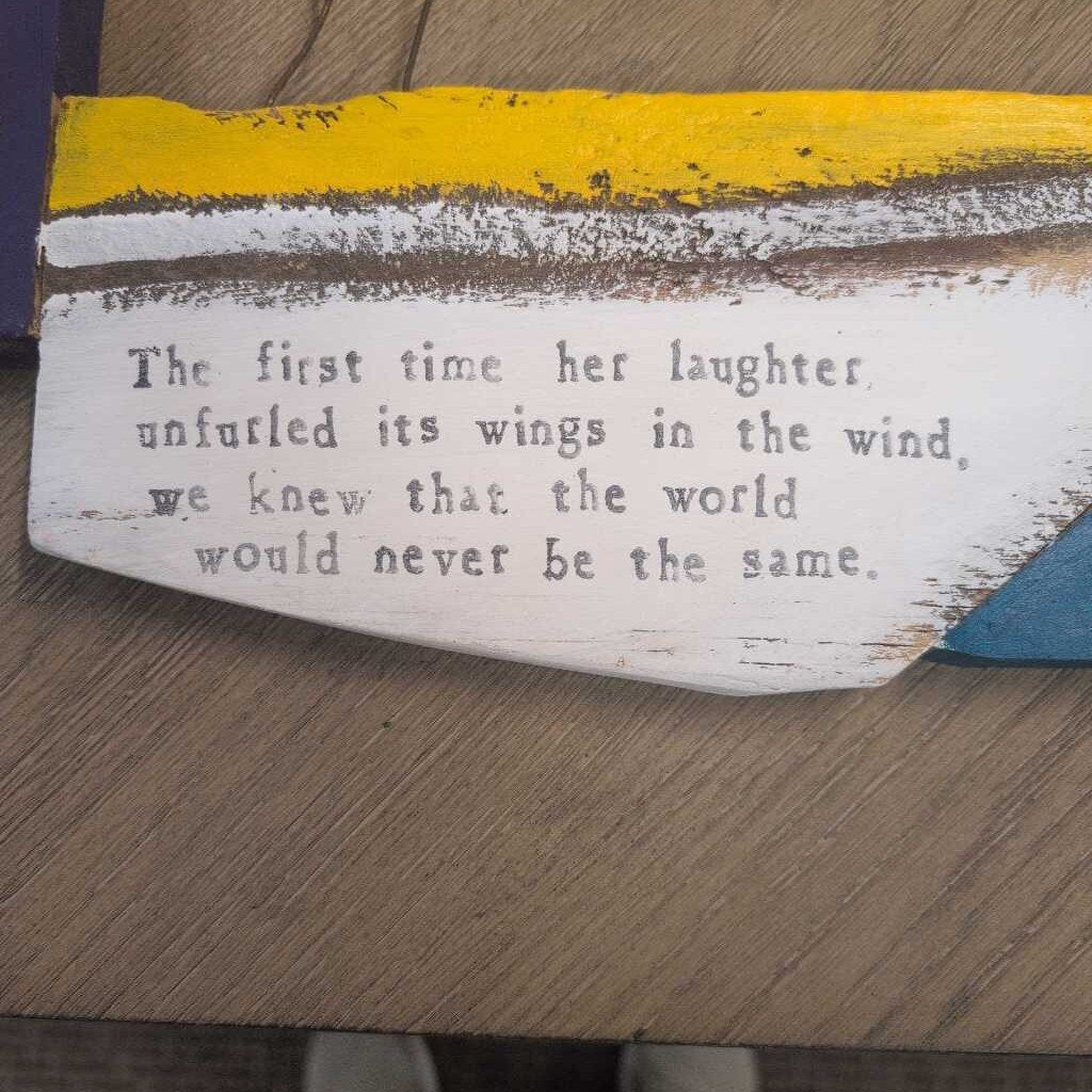 Brian Andreas StoryPeople Art Wall Hanging 26 His Her Laughter II