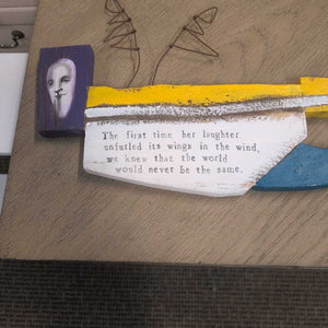 Brian Andreas StoryPeople Art Wall Hanging 26 His Her Laughter II