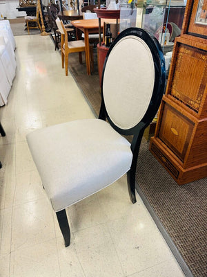 J. Robert Scott Black Lacquered Chairs (pair)