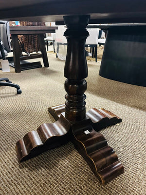 Mahogany 48" Round Pedestal Dining Table