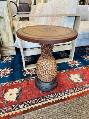 Tommy Bahama Pineapple Side Table 18x23