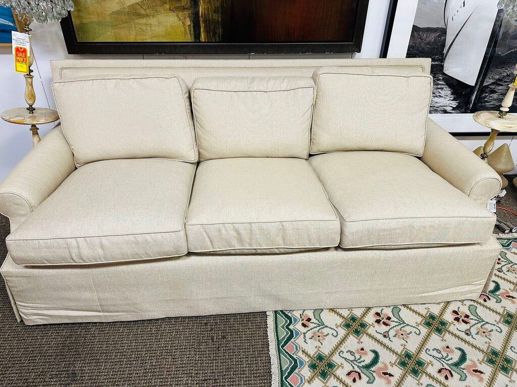 Custom Upholstered Sofa 7' W.